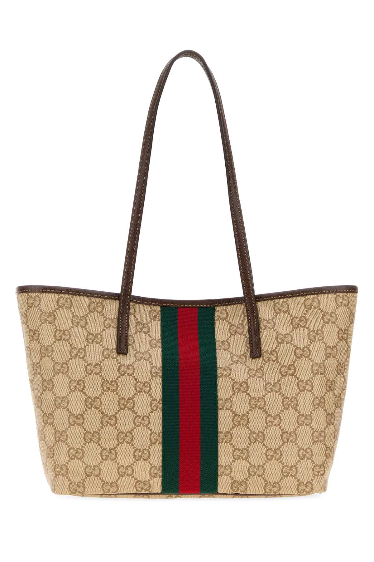 Gucci Gg Canvas Tote Bag — Beige