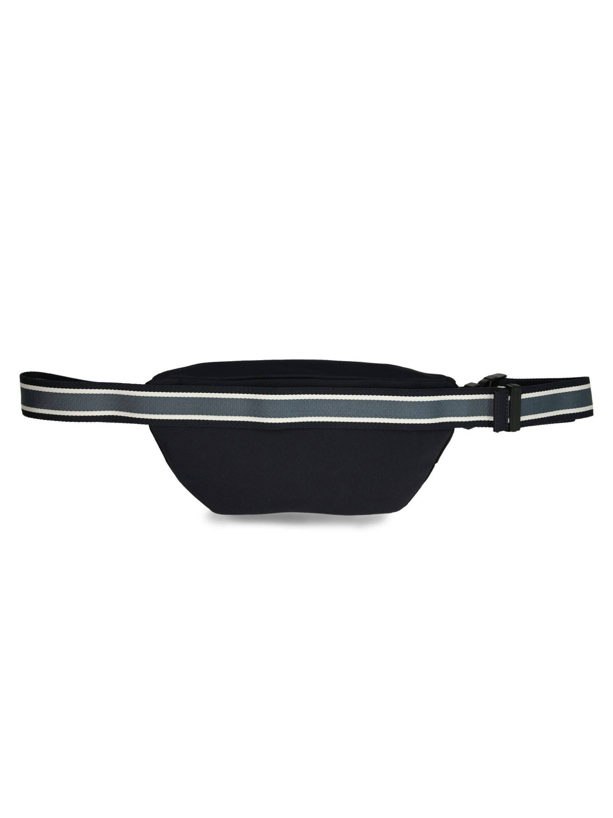 Hugo Boss Logo-Striped Belt Bag — Navy Textile