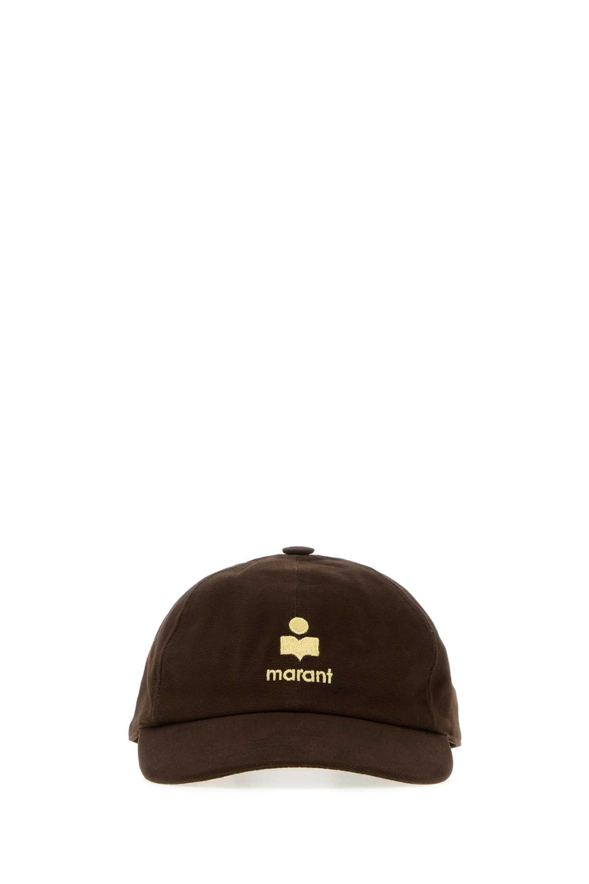 Isabel Marant Tomas-Gz Baseball Cap — Brown Exterior: Cotton Caps