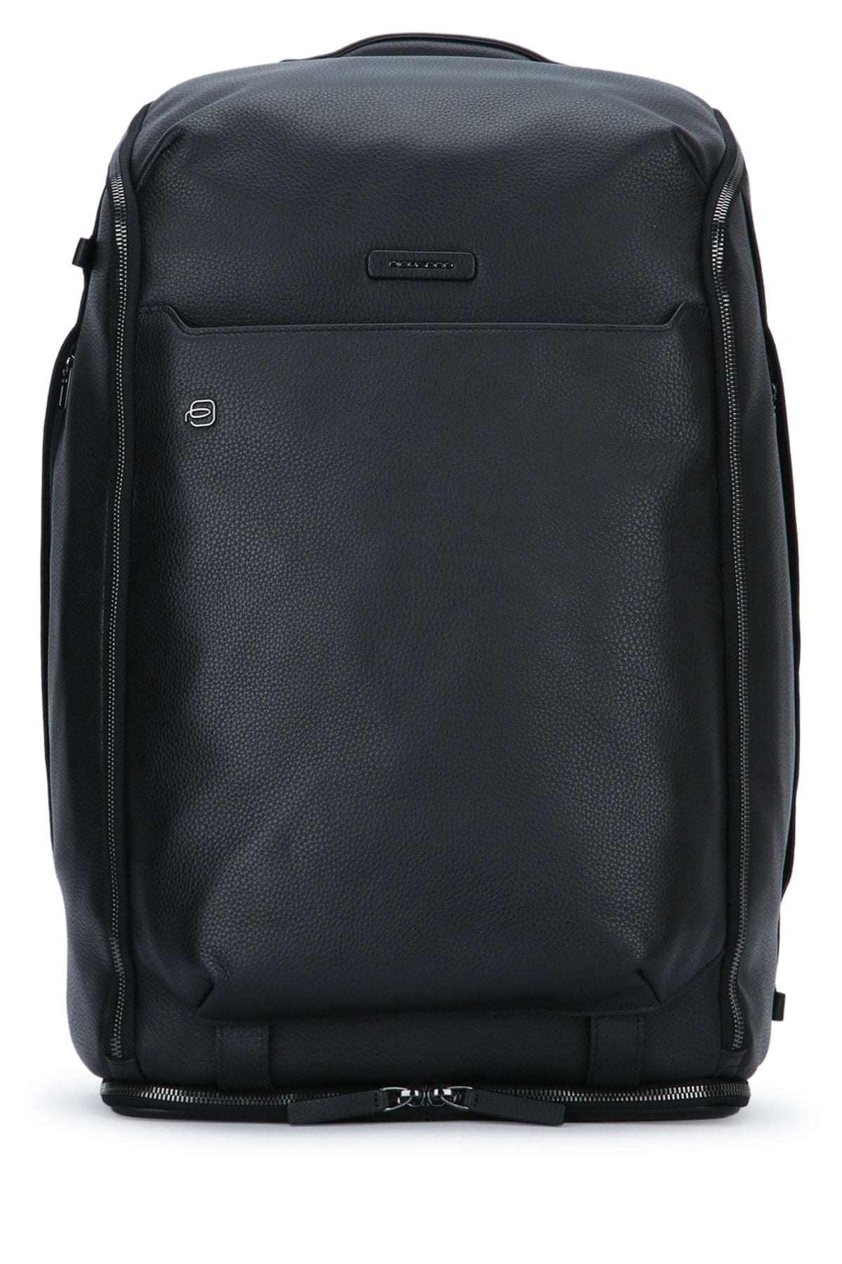 Piquadro Viaggio Backpack — Black Leather