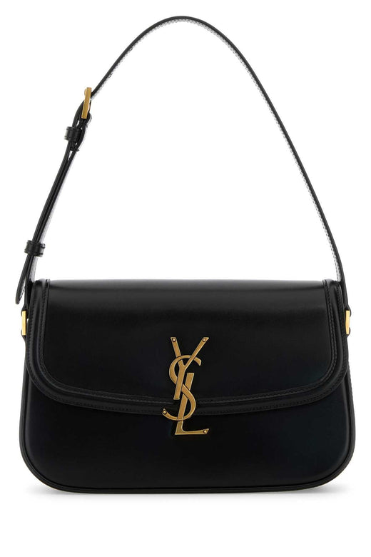 Saint Laurent Solferino Shoulder Bag — Black