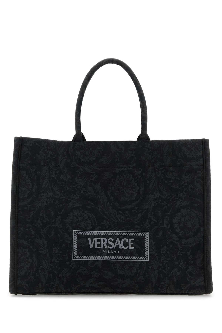 Versace Big Athena Tote Bag — Black