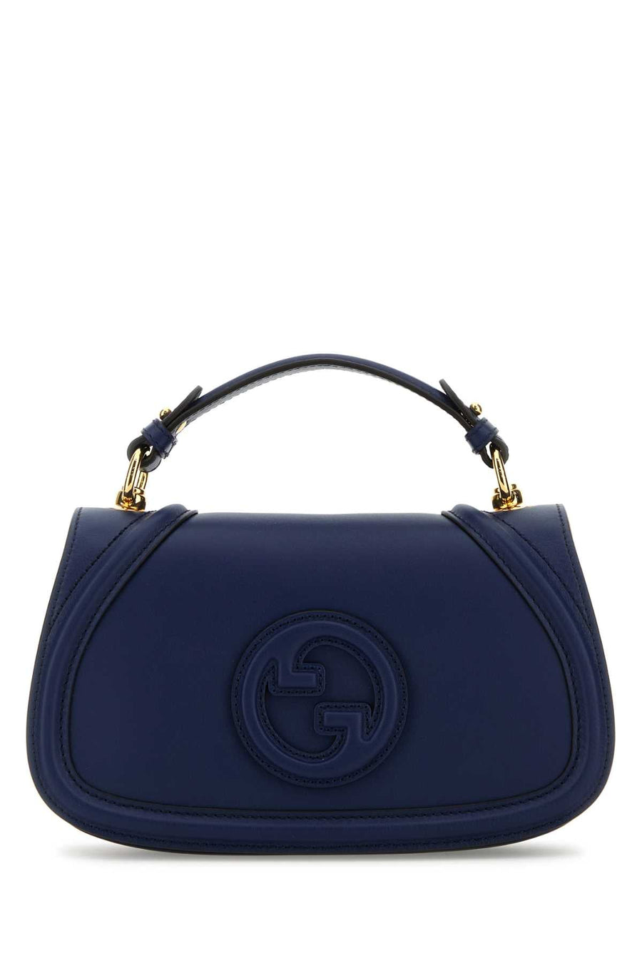 Gucci Blondie Shoulder Bag — Navy Calf Skin