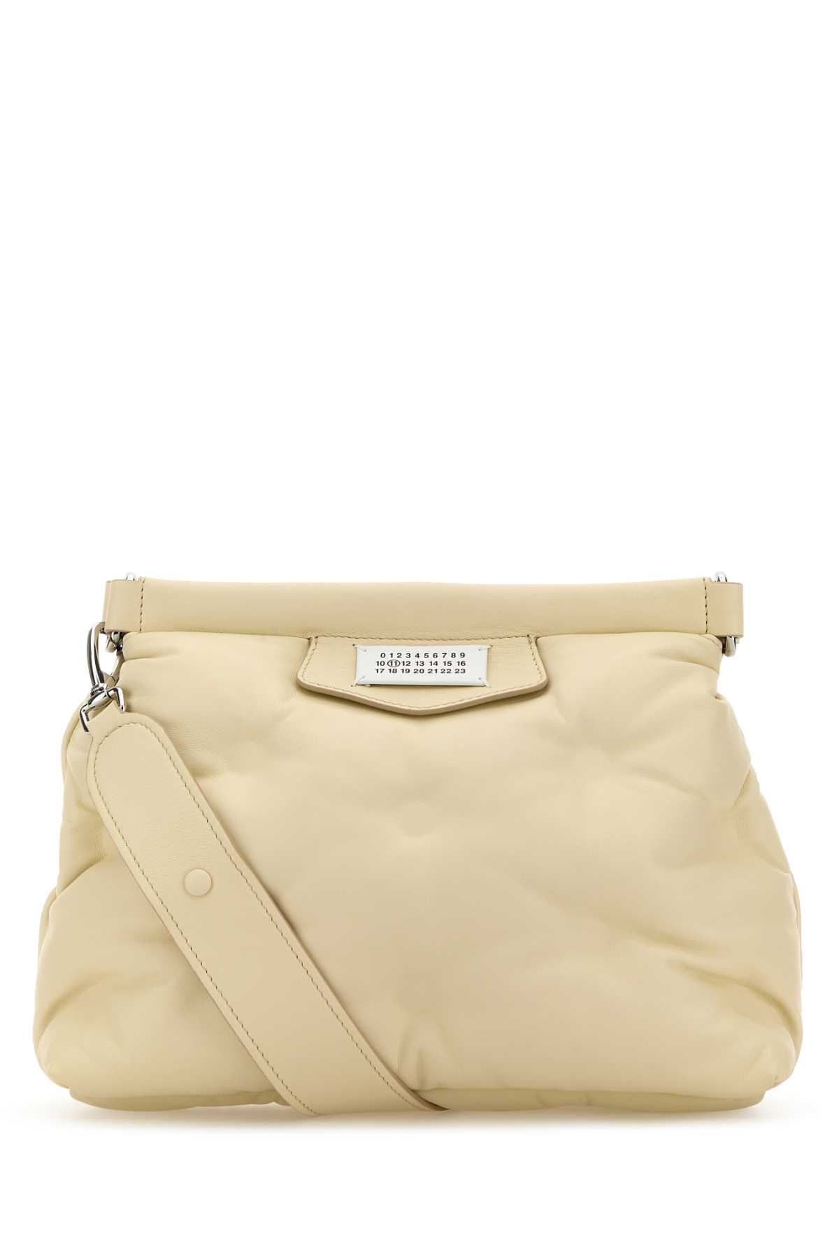 Maison Margiela Slam Crossbody Bag — Beige