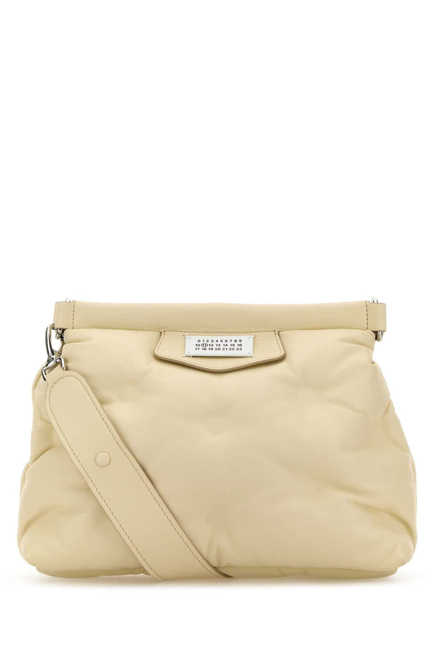 Maison Margiela Slam Crossbody Bag — Beige