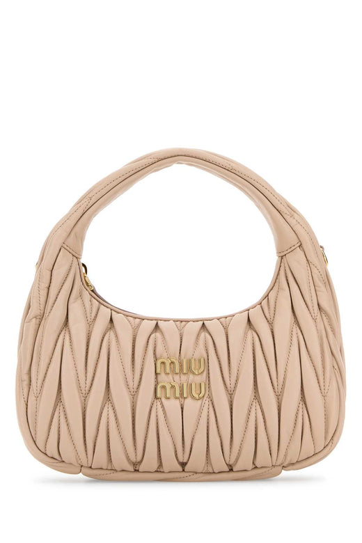 Miu Miu Wander Shoulder Bag — Pink Agnello