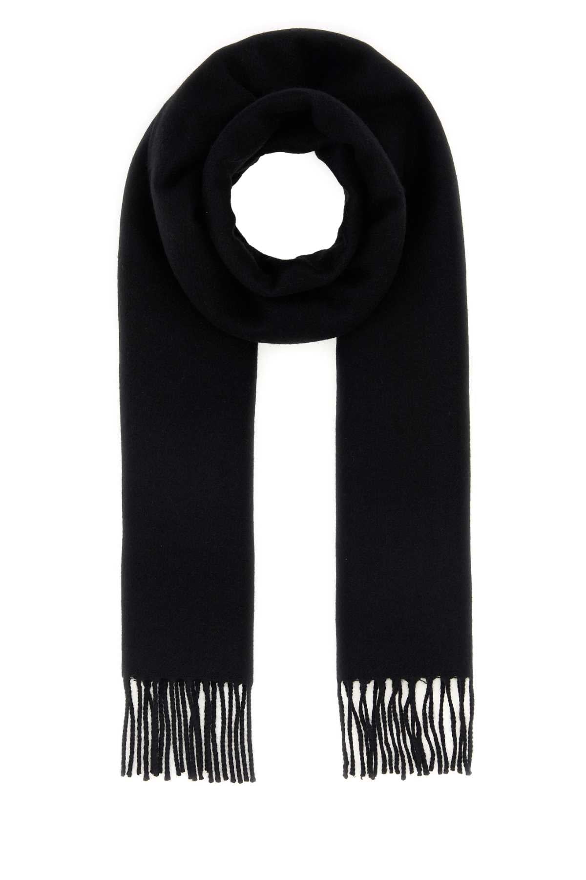 Valentino Garavani Scarf — Black Exterior: Cashmere Scarfs