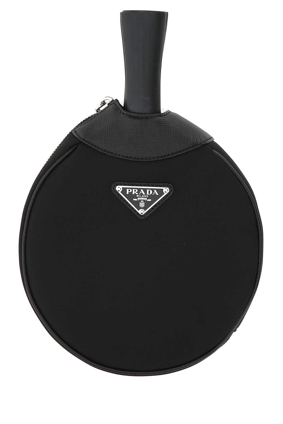 Prada Ping Pong Clutch — Black Exterior: Re-nylon
