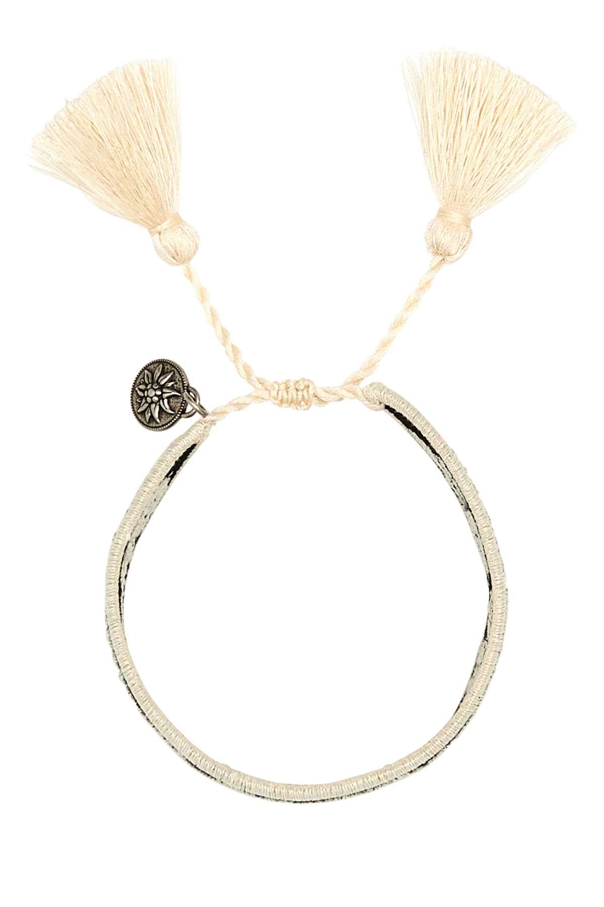 Prada Jewelry Bracelet — Beige Vitello Bracelets