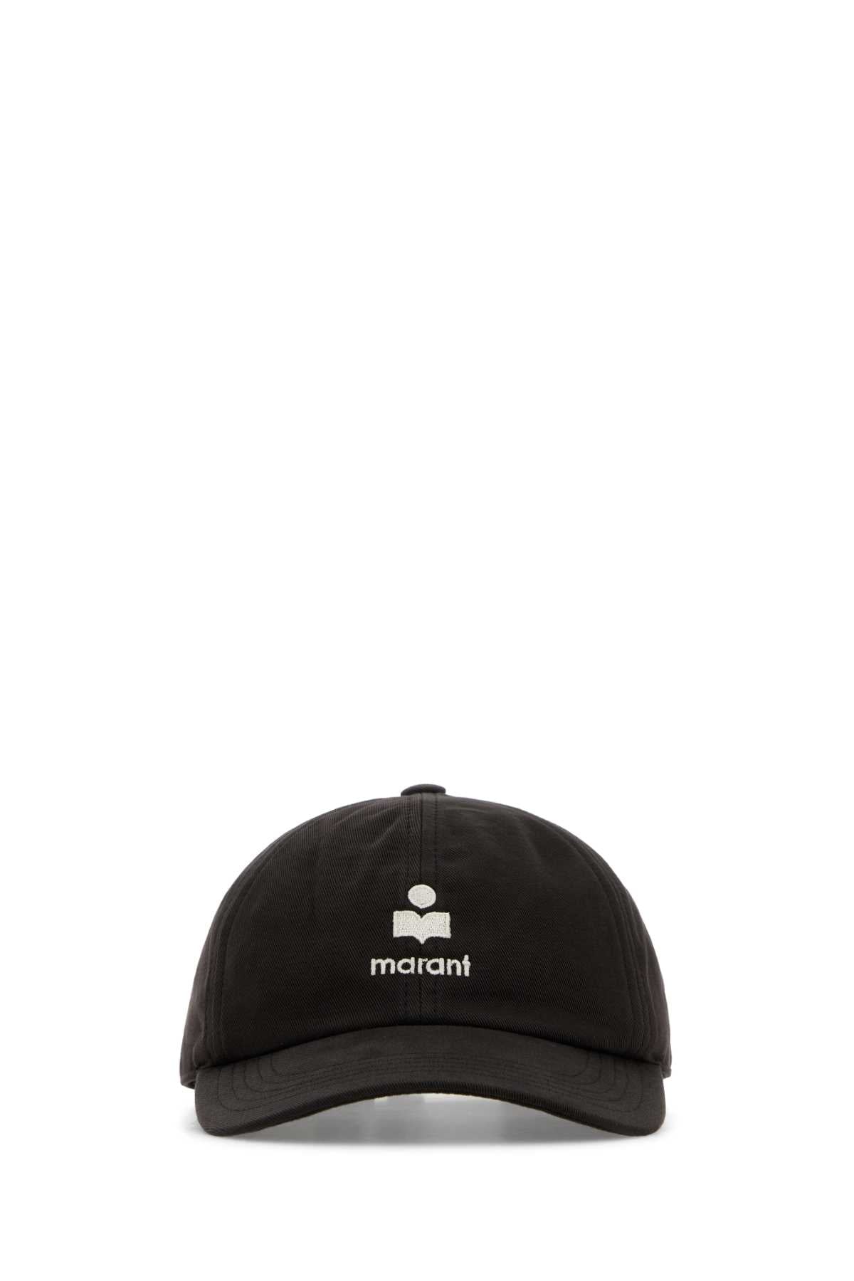 Isabel Marant Tomas-Gz Baseball Cap — Black Exterior: Cotton Caps
