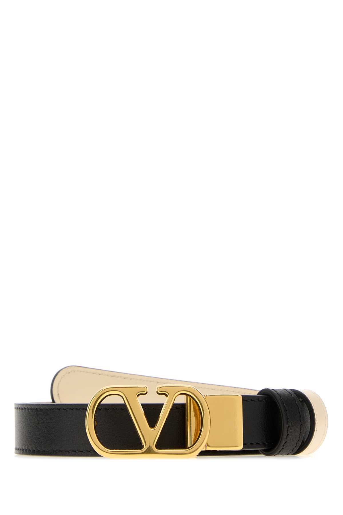 Valentino Garavani Reversibile Belt — Black