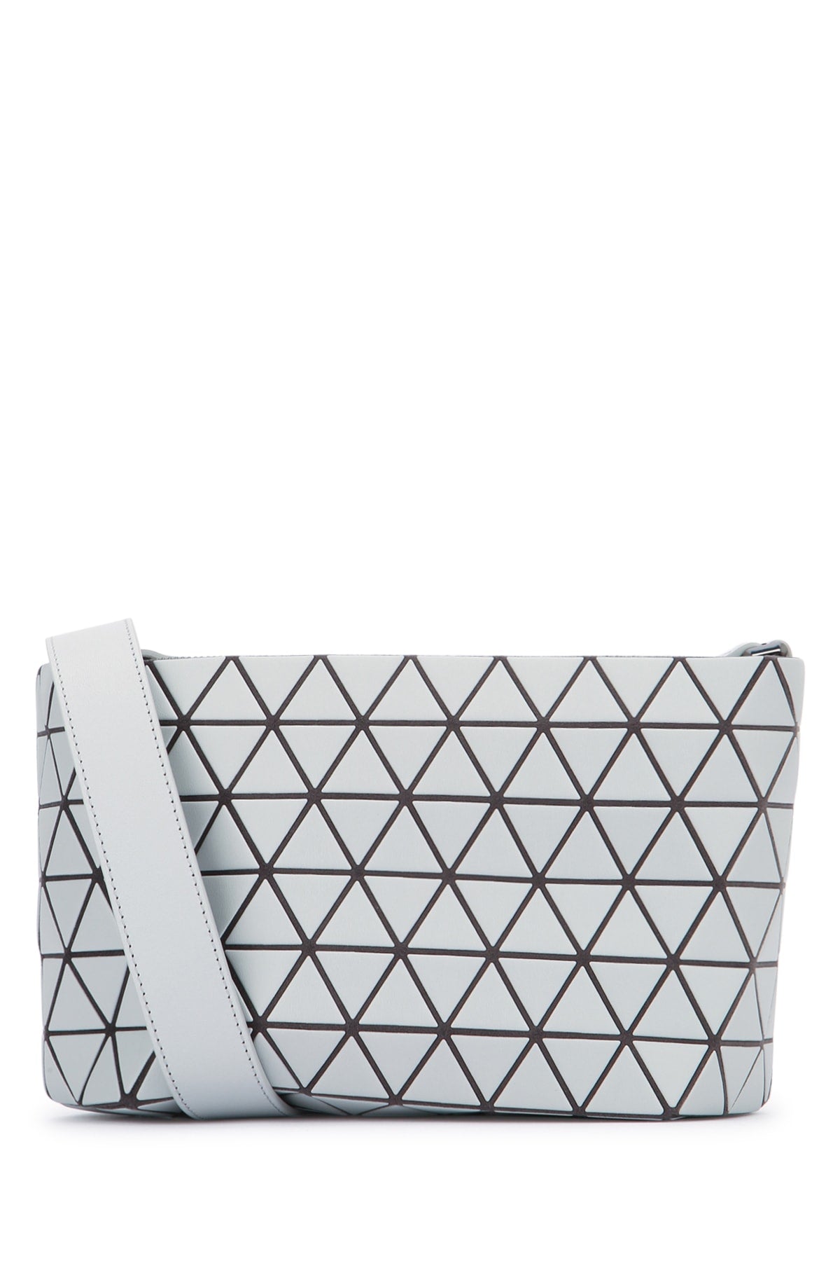 Baobao Matte Crossbody Bag — Gray Mixed Fibres
