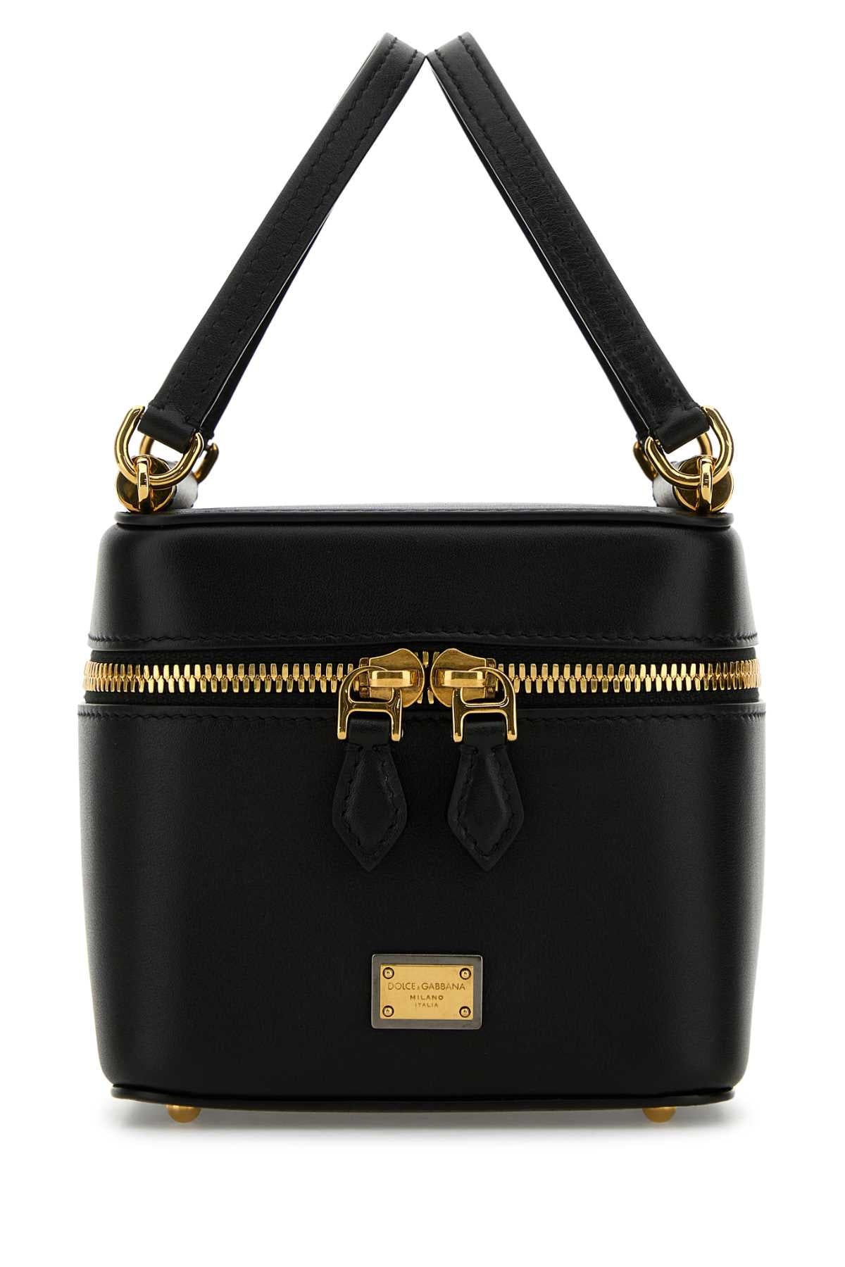 Dolce & Gabbana Sicily Top Handle Bag — Black