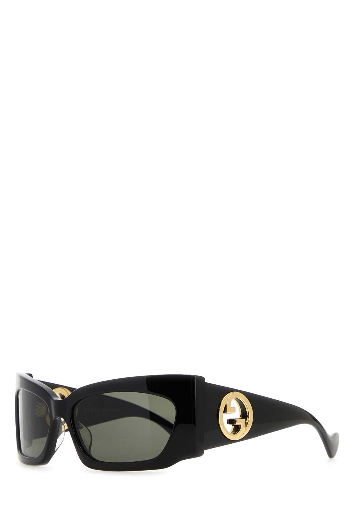 Gucci Black Acetate Sunglasses —
