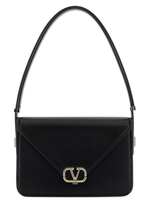 Valentino Garavani Vlogo Shoulder Bag — Black