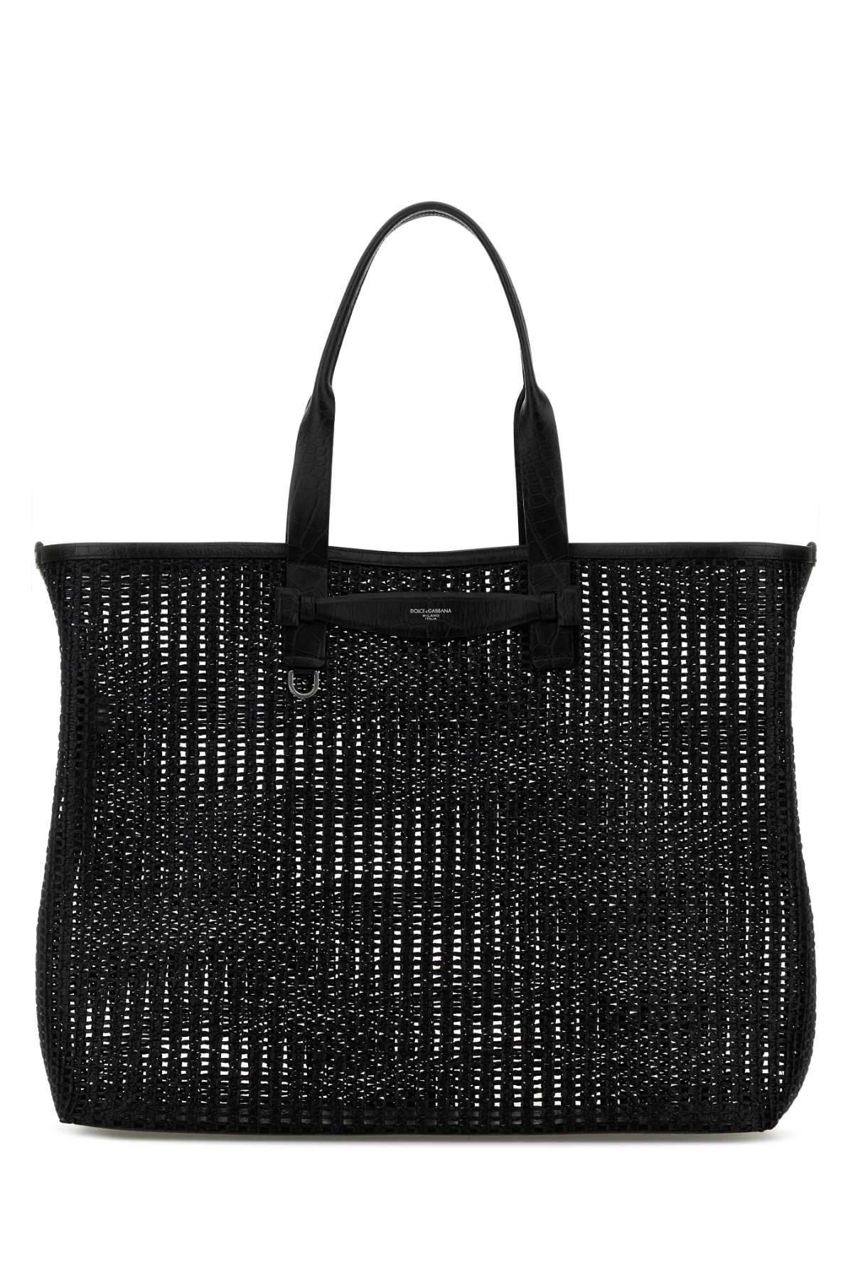 Dolce & Gabbana Intreccio Tote Bag — Black