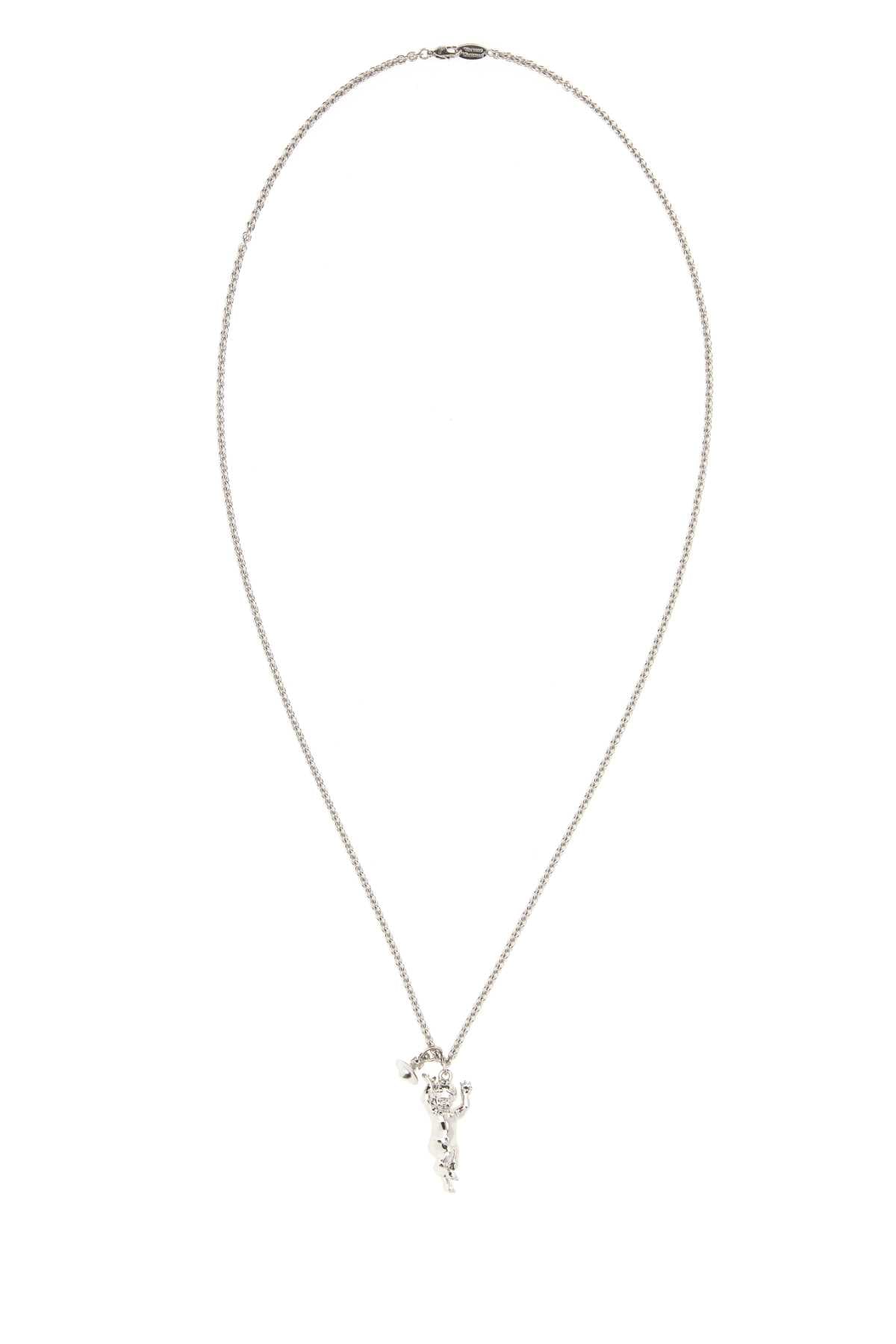 Vivienne Westwood Satyr Necklace — Silver Metal Fibre Necklaces