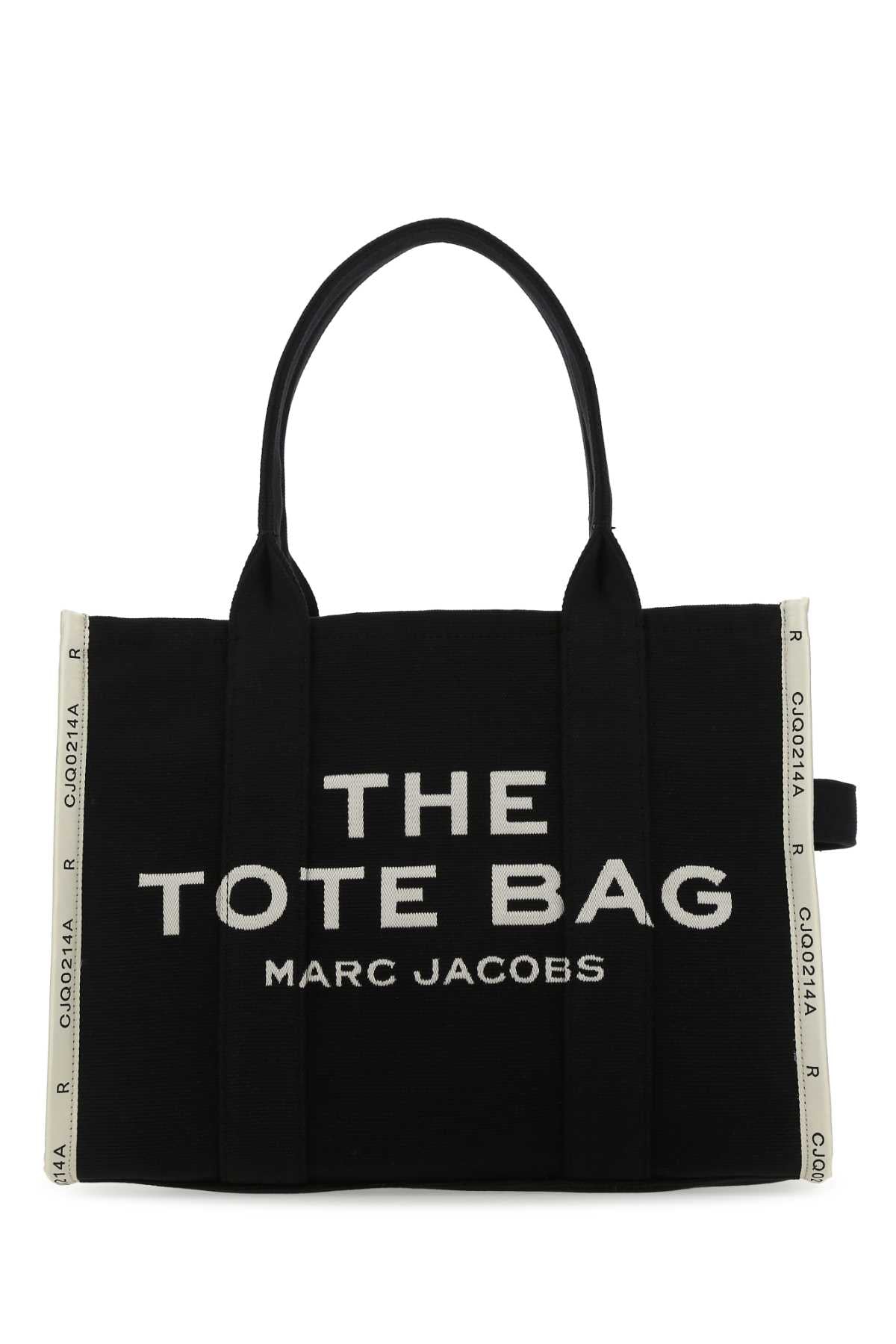 Marc Jacobs Mano Tote Bag — Black Cotton + Polyester