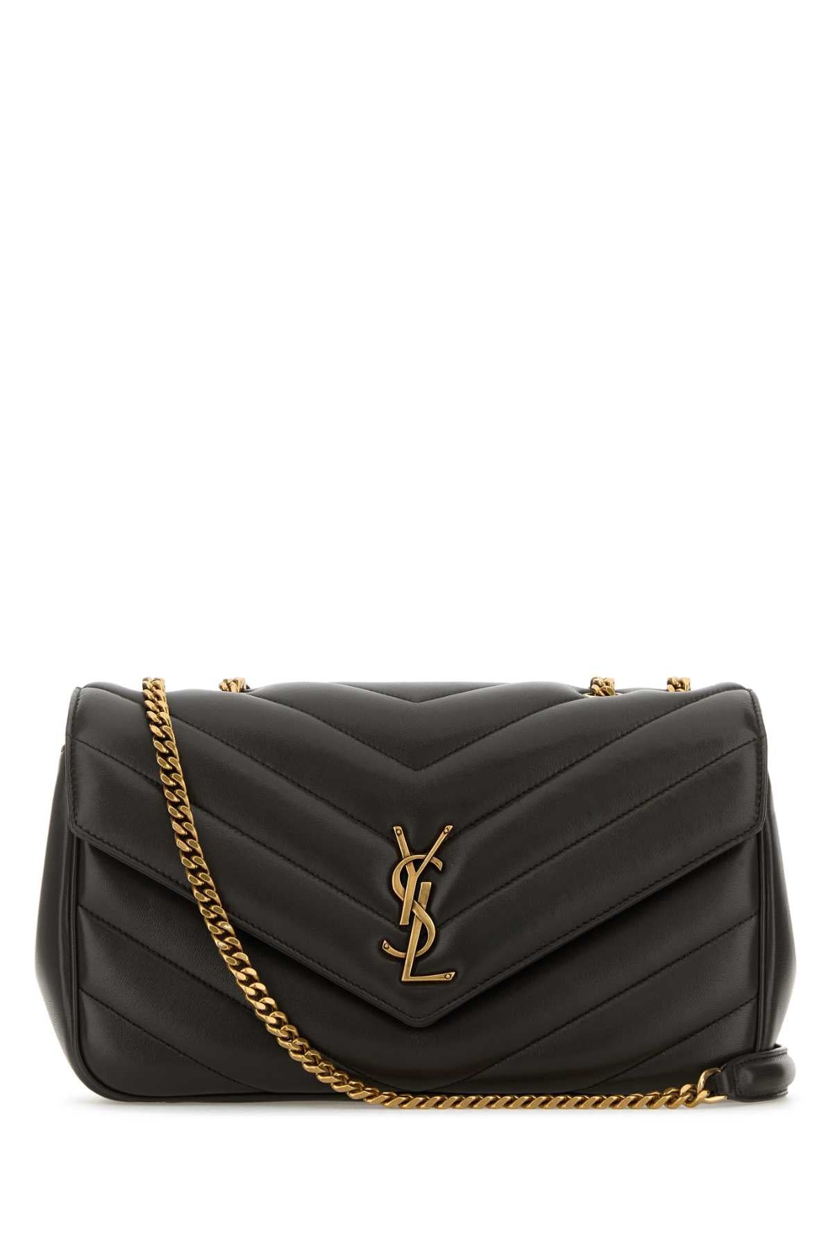 Saint Laurent Loulou Shoulder Bag — Black