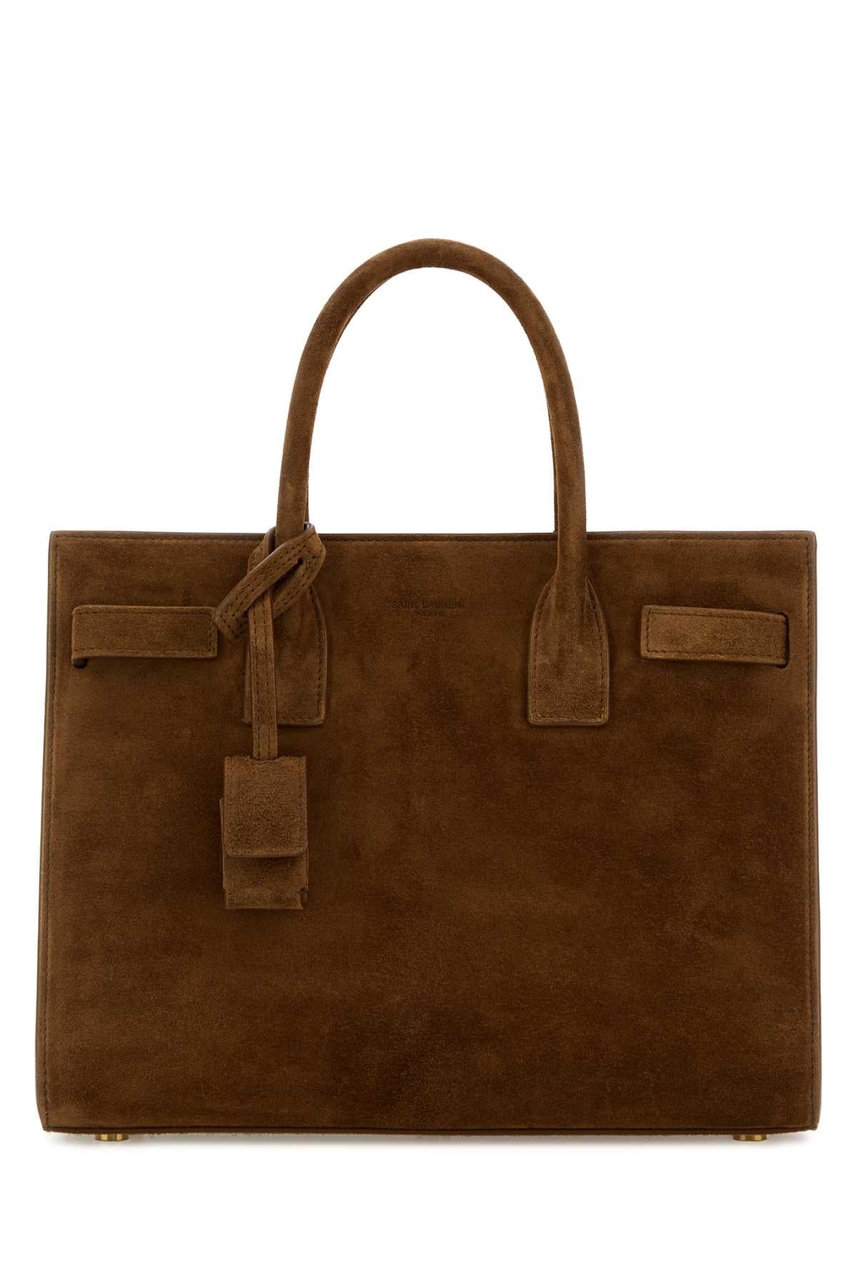 Saint Laurent Sac Shoulder Bag — Brown