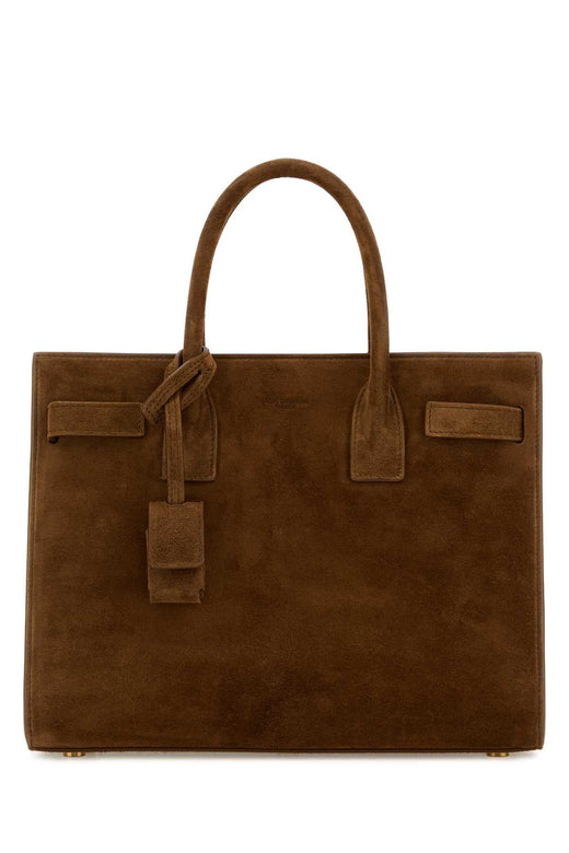 Saint Laurent Sac Shoulder Bag — Brown