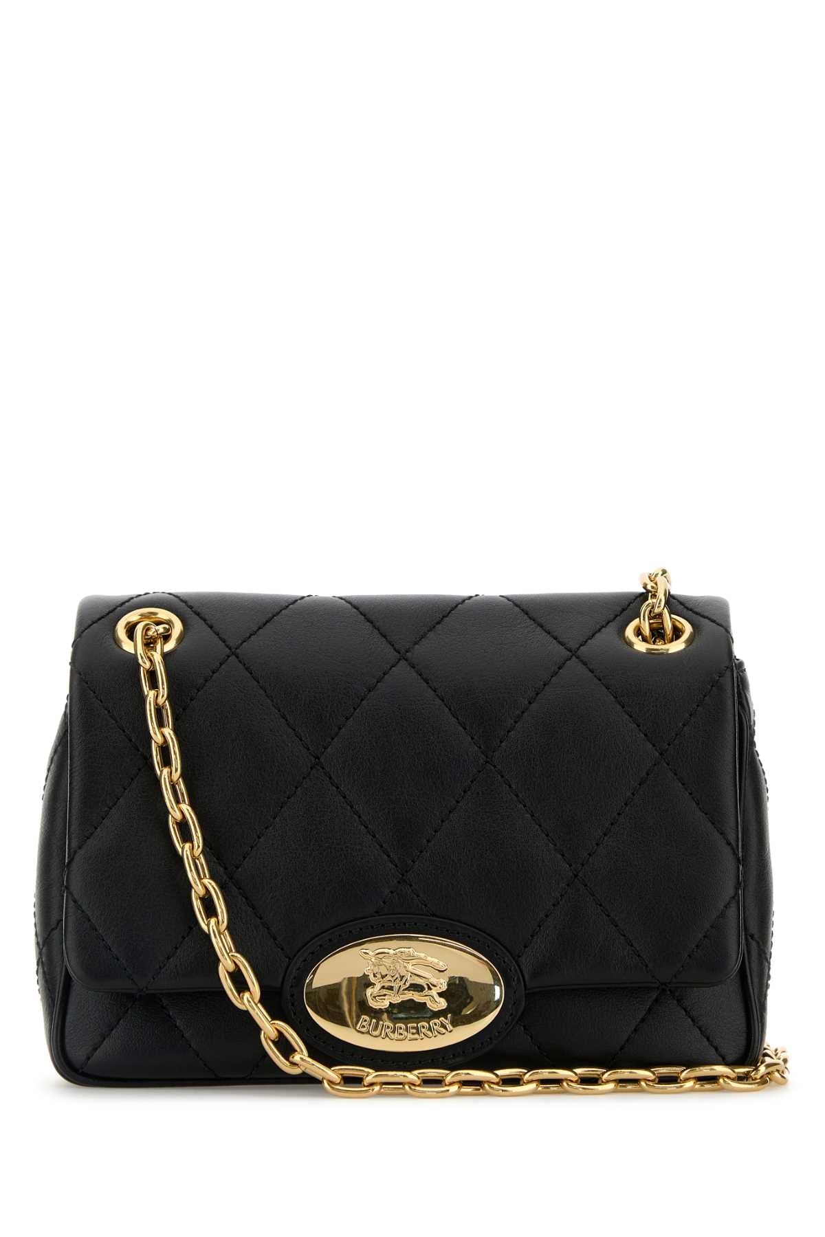 Burberry Strand Shoulder Bag — Black