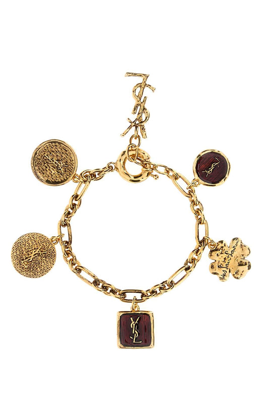Saint Laurent Cassandre Bracelet — Gold Bracelets