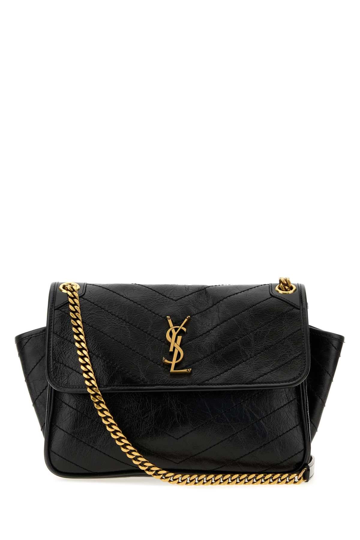 Saint Laurent Niki Shoulder Bag — Black