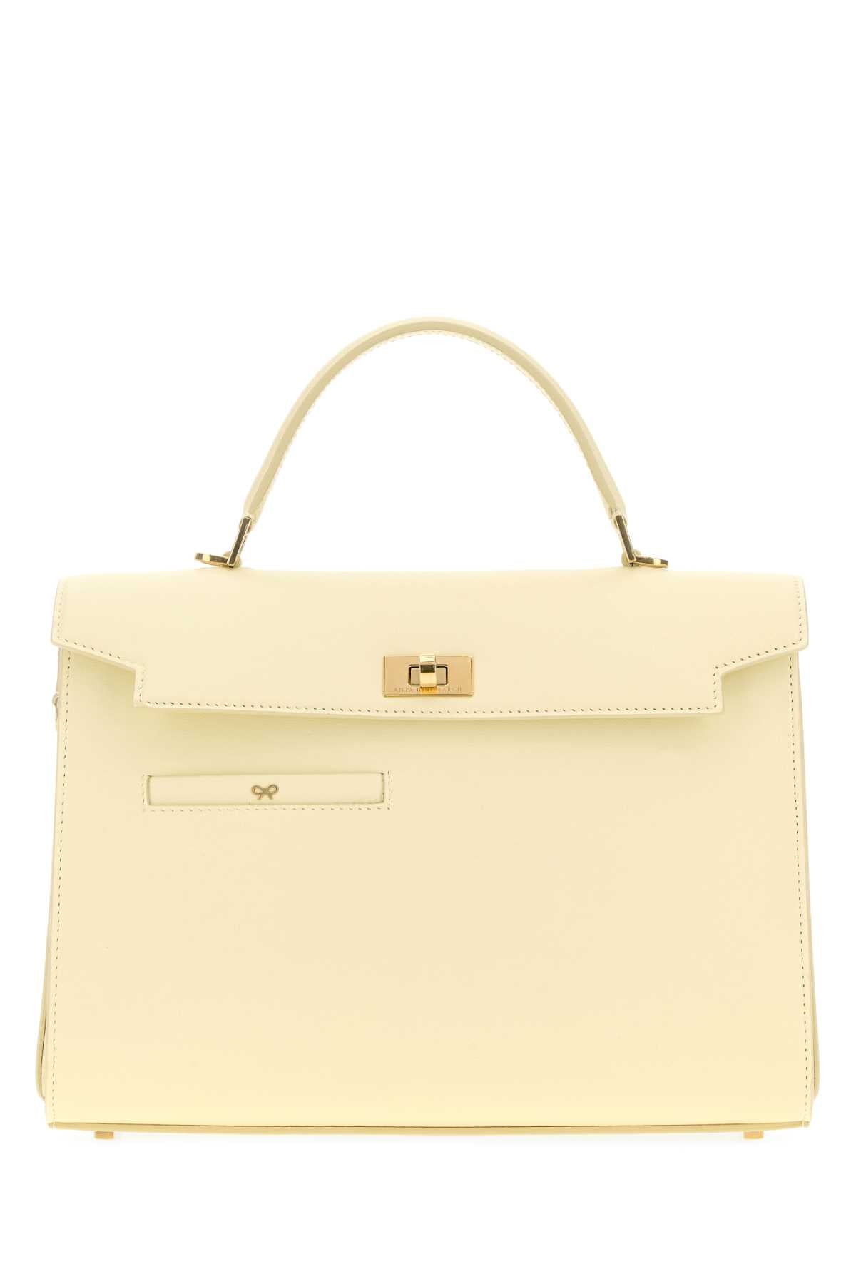 Anya Hindmarch Mortimer Top Handle Bag — Yellow