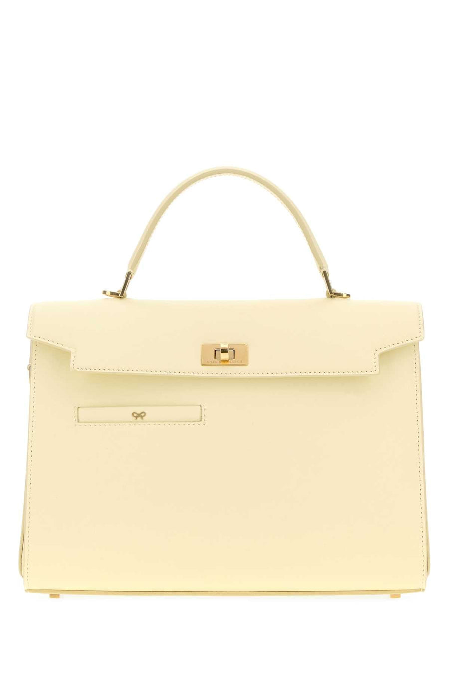 Anya Hindmarch Mortimer Top Handle Bag — Yellow