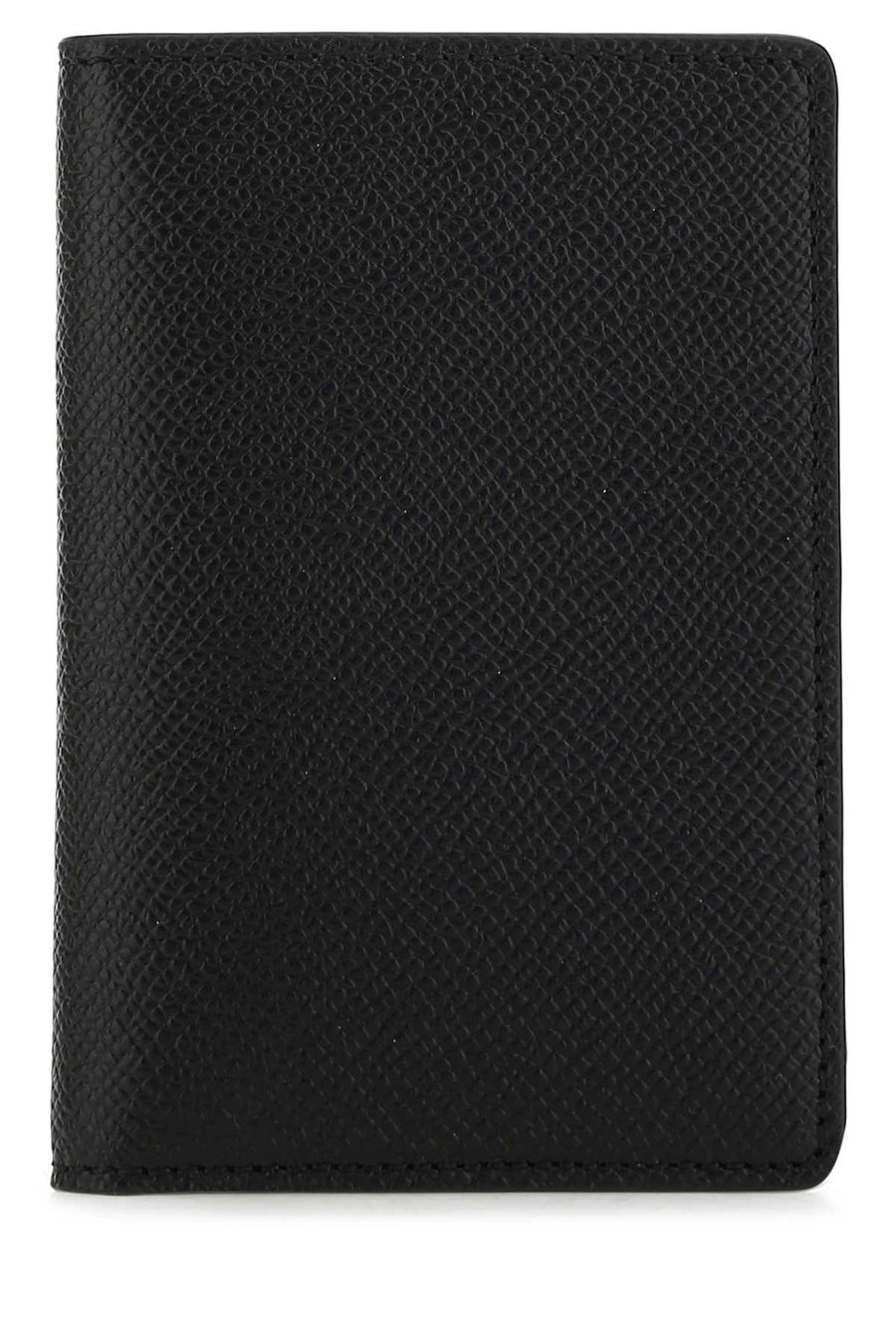 Maison Margiela Holder Card — Black Exterior: Leather Wallet