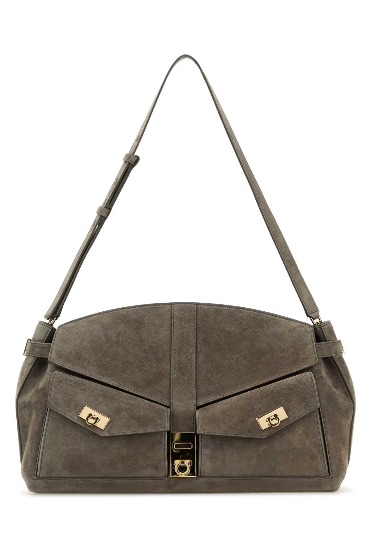 Ferragamo Regular Shoulder Bag — Gray