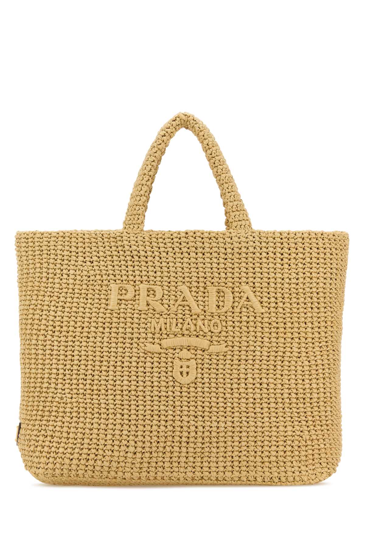 Prada Milano Tote Bag — Beige