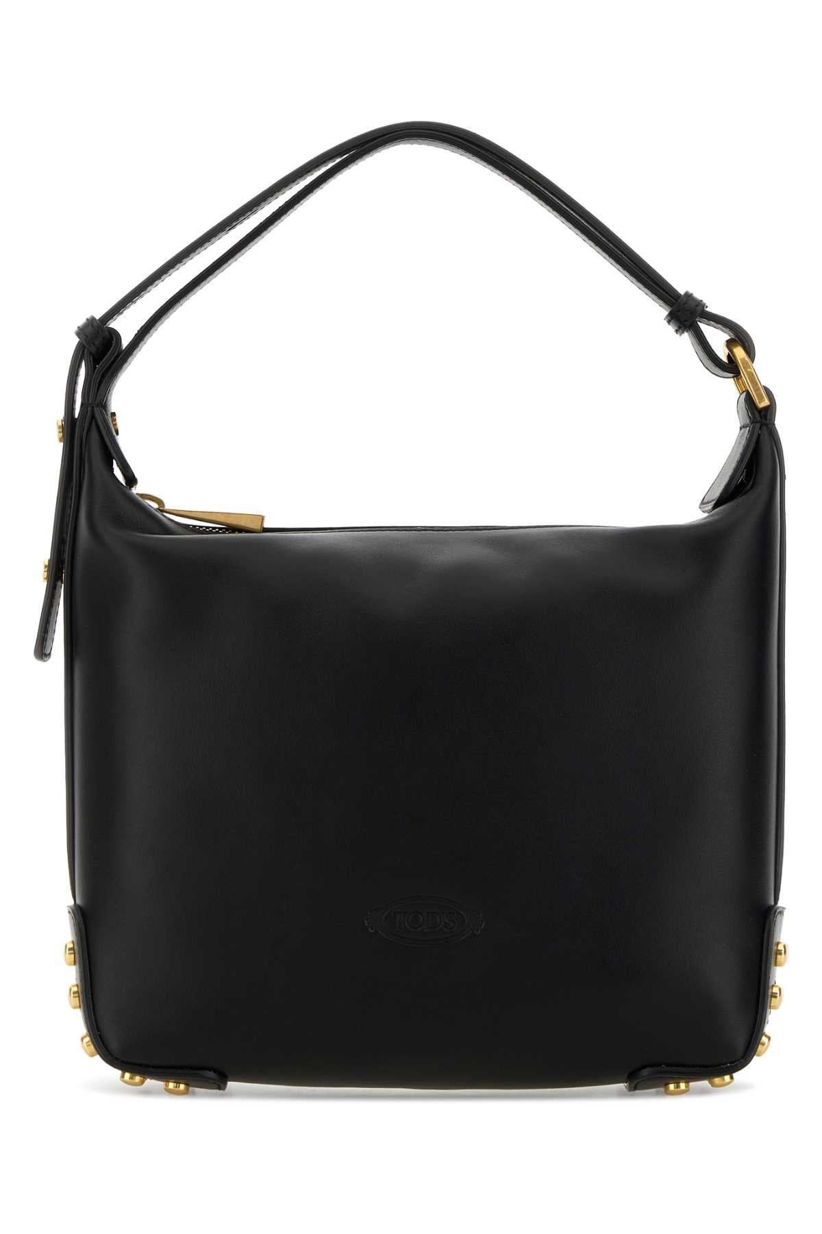 Tods Sacca Shoulder Bag — Black