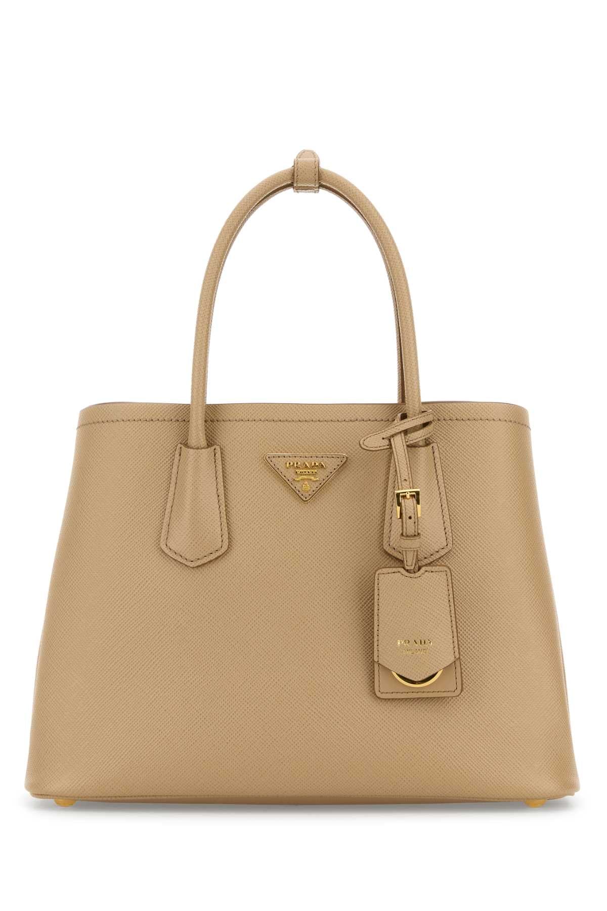 Prada Shoulder Bag — Beige Vitello