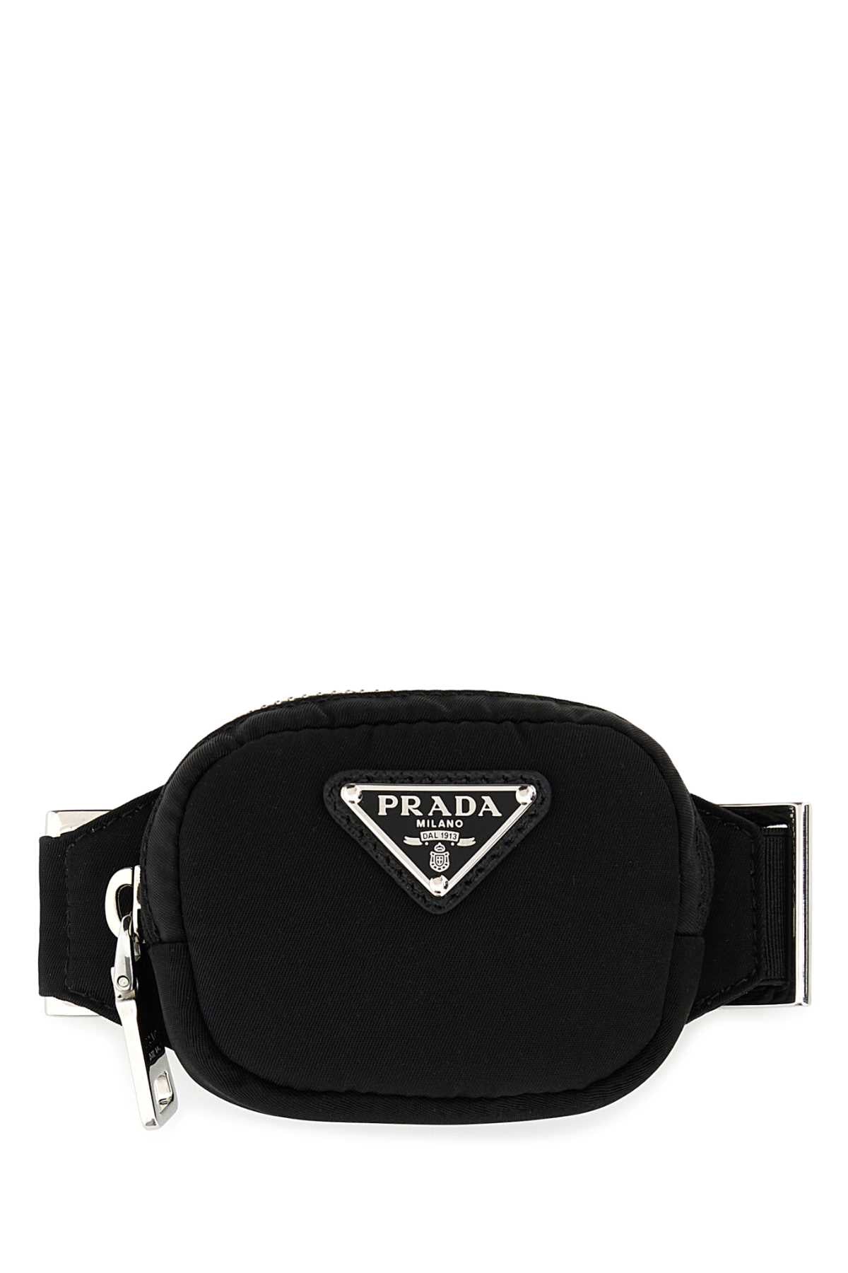 Prada Nylon Belt Bag — Black Poliammide Riciclata Wallet