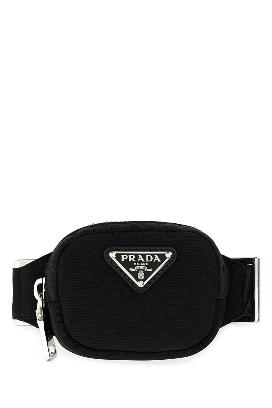 Prada Nylon Belt Bag — Black Poliammide Riciclata Wallet