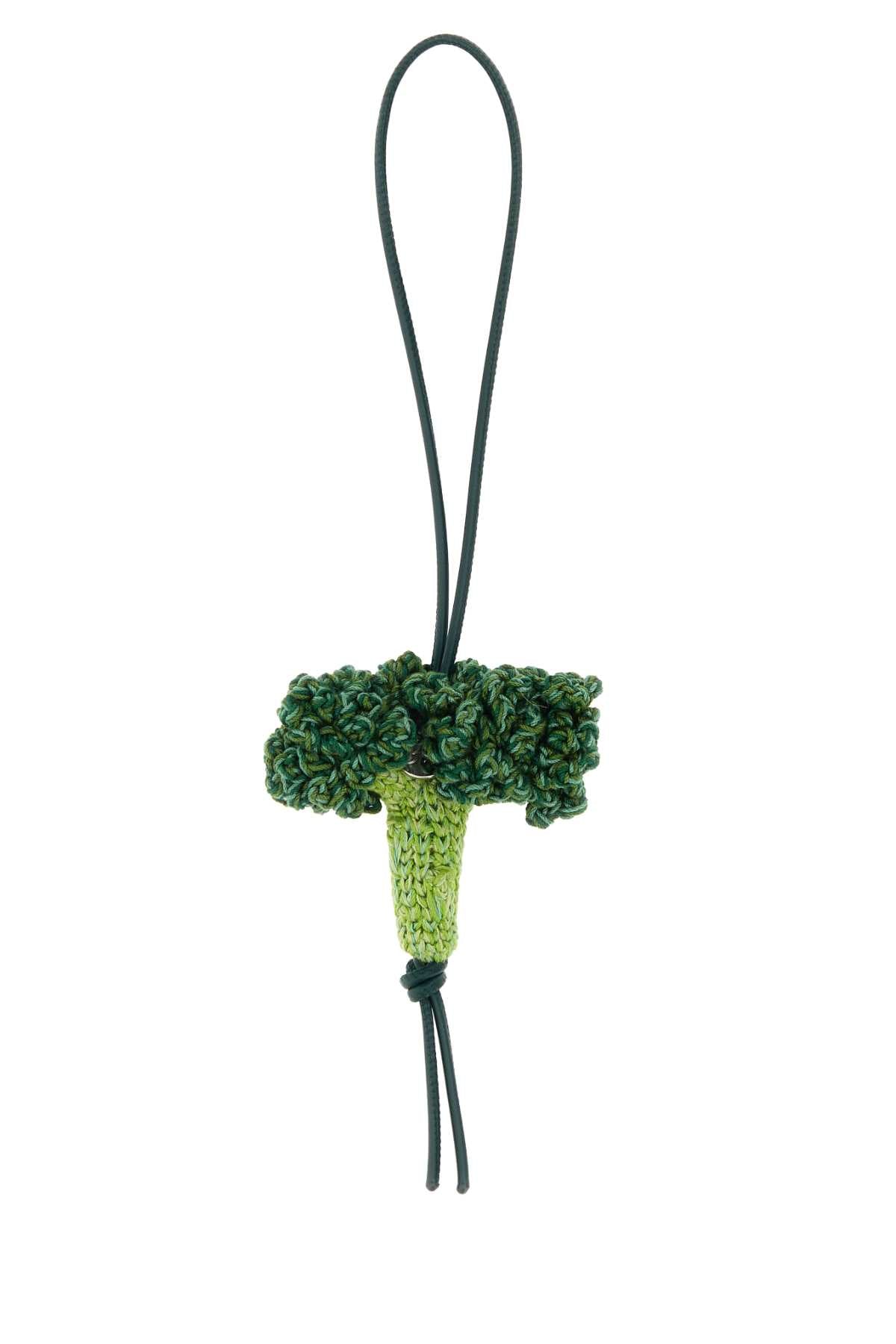 Jw Anderson Charm Pendant — Green Necklaces