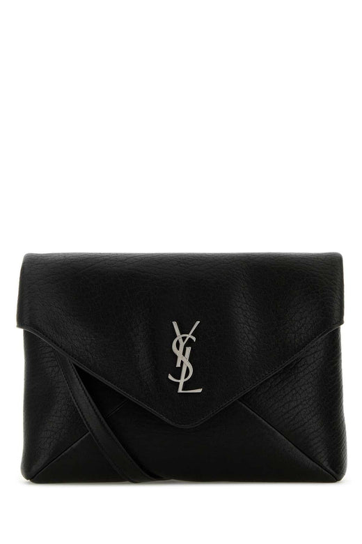 Saint Laurent Cassandra Clutch — Black