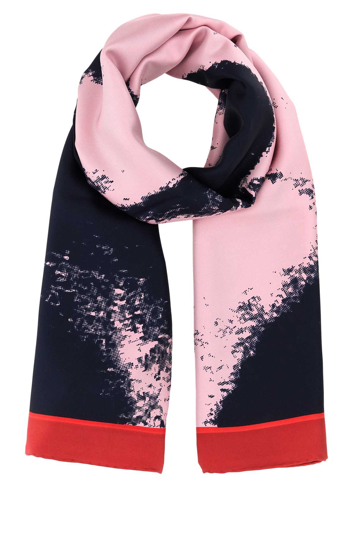 Alexander Mcqueen Exploded Scarf — Pink Exterior: Silk Scarfs