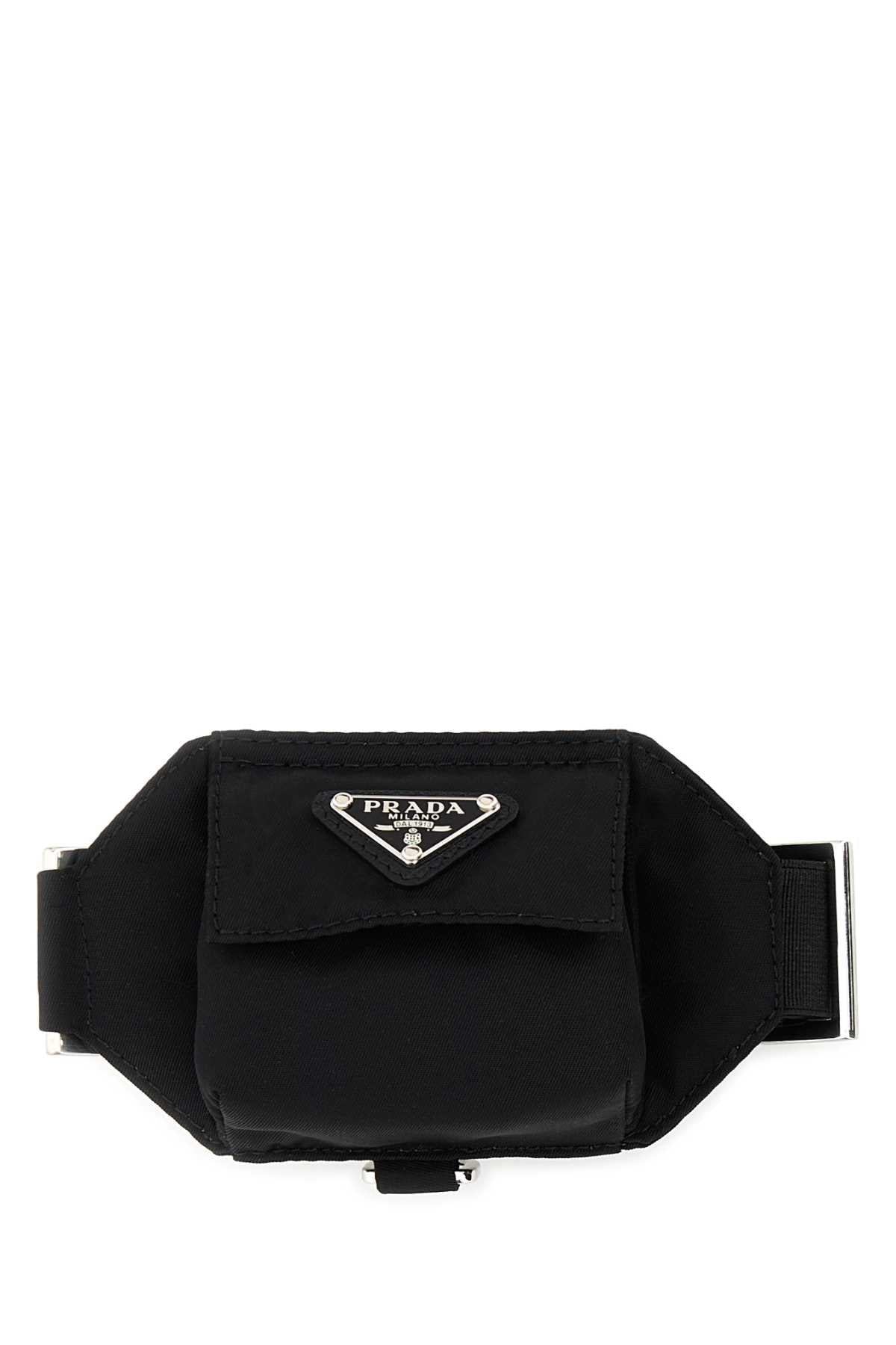 Prada Belt Bag — Black Poliammide Riciclata Wallet