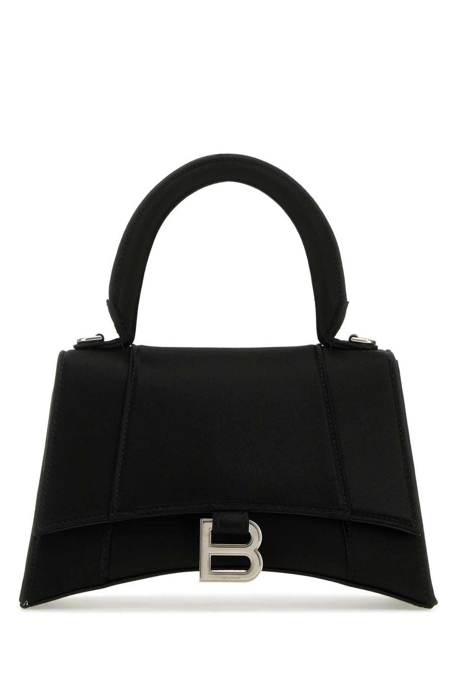 Balenciaga Hourglass Top Handle Bag — Black