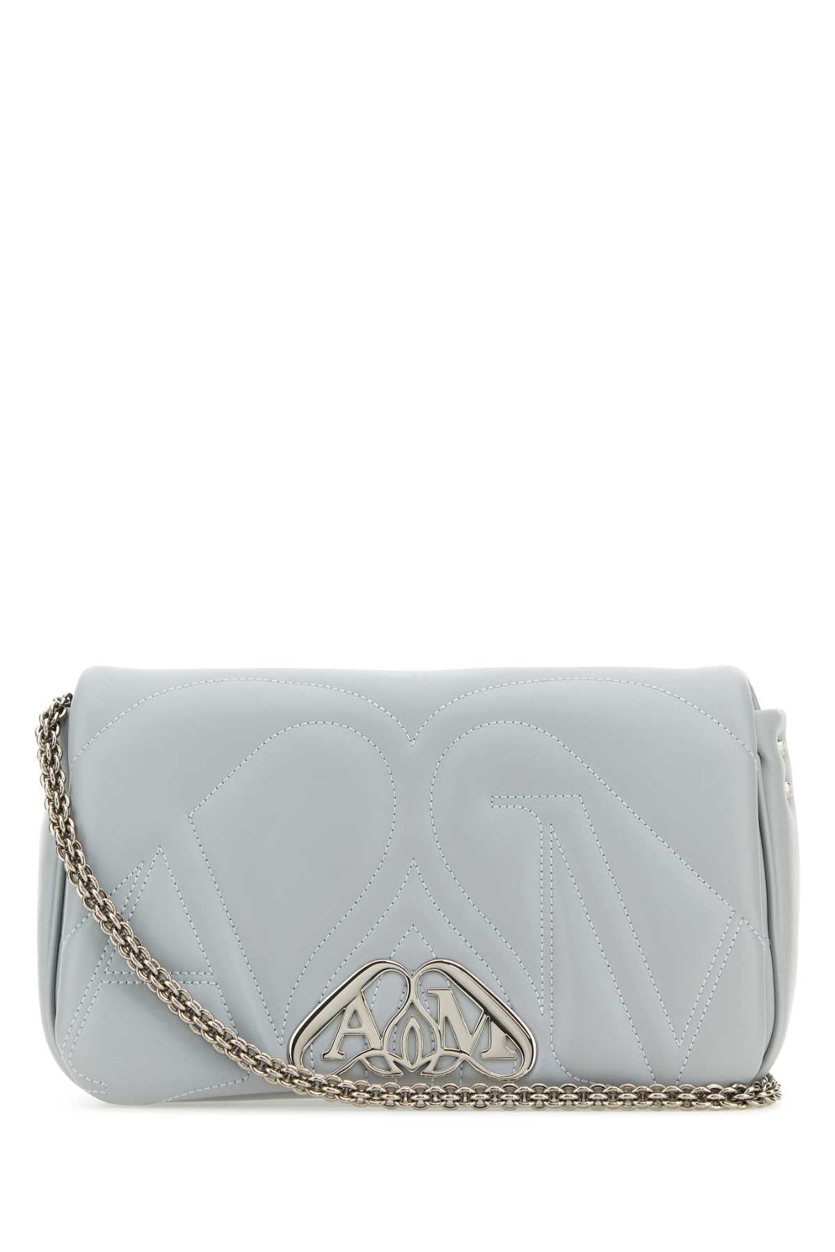 Alexander Mcqueen Seal Shoulder Bag — Grey