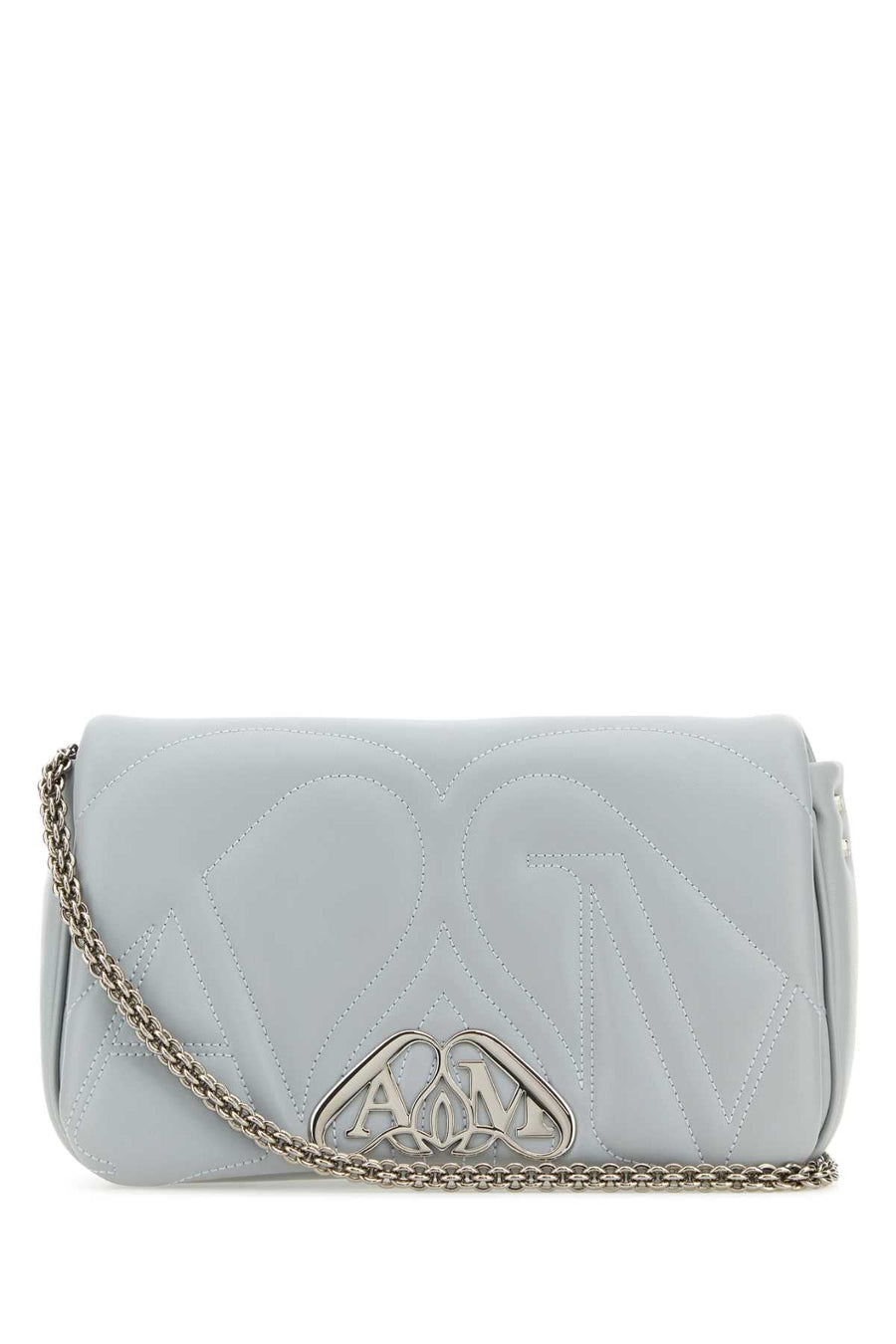 Alexander Mcqueen Seal Shoulder Bag — Grey