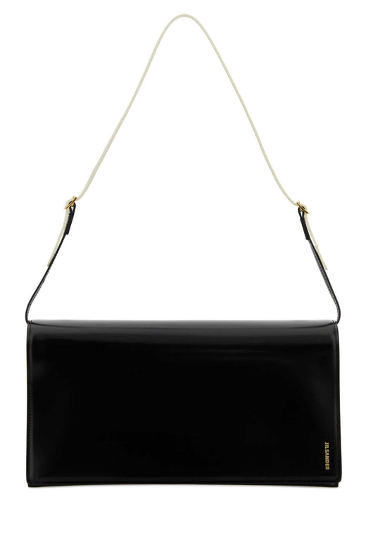 Jil Sander File Shoulder Bag — Black