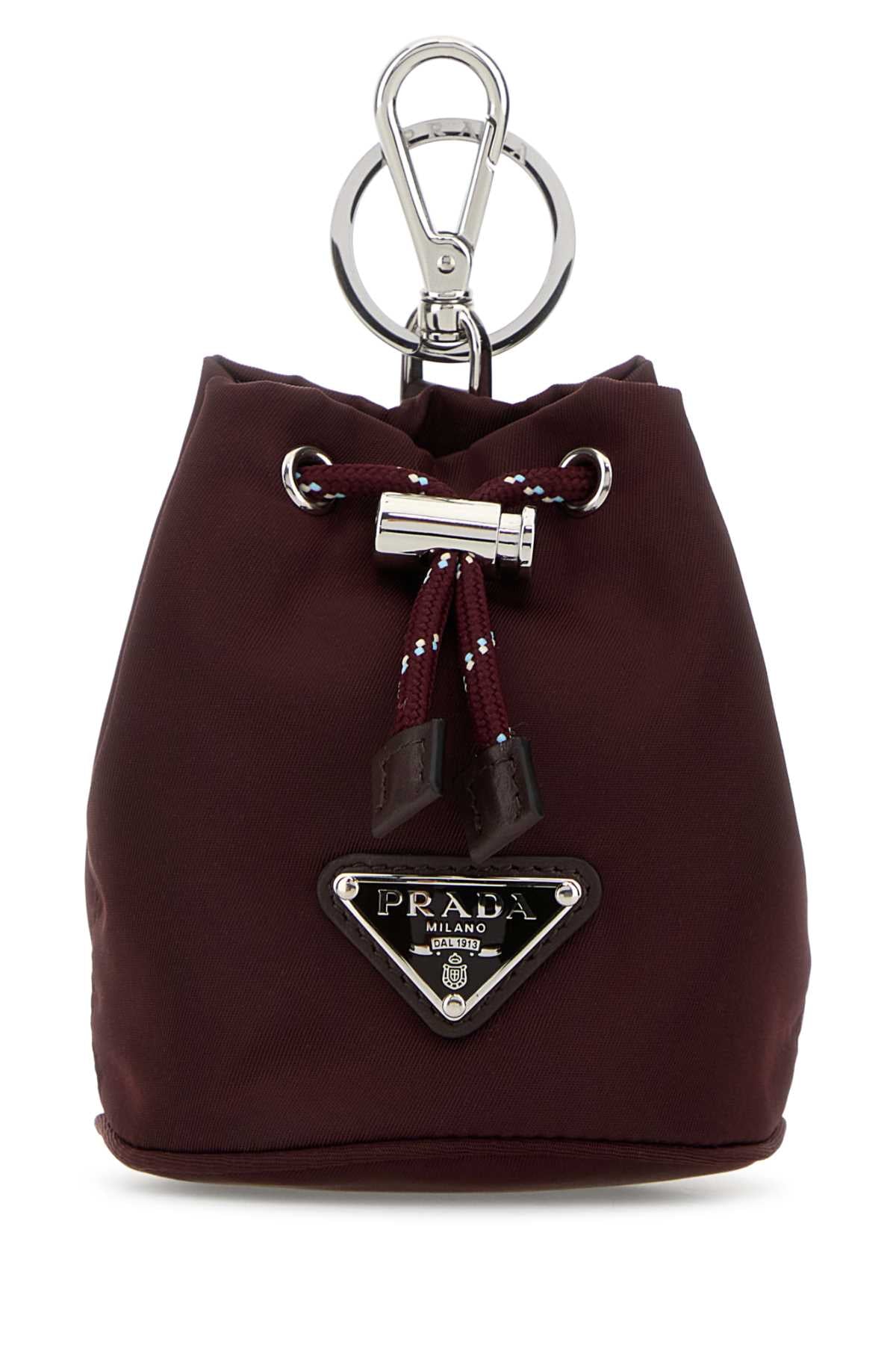 Prada Key Case — Burgundy Keychains