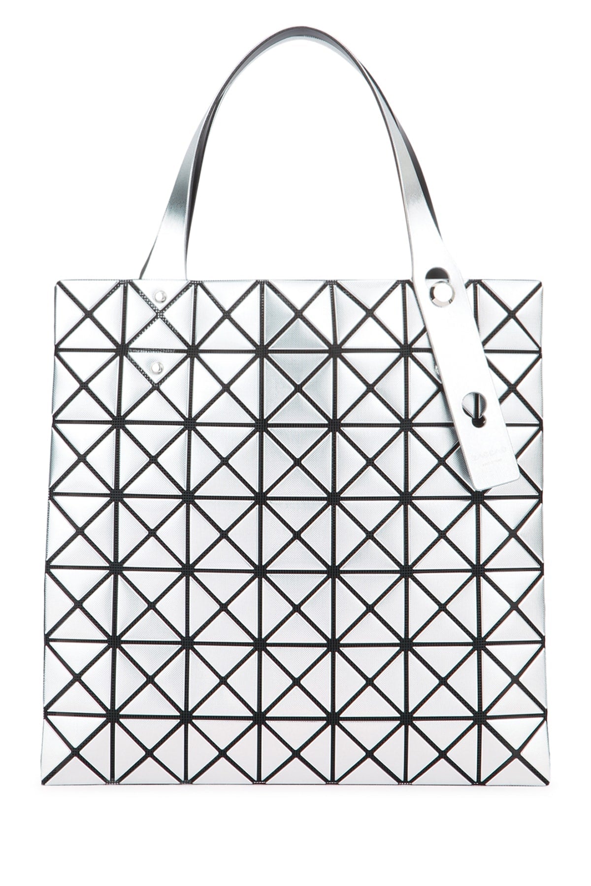 Baobao Platinum Tote Bag — Silver Pvc