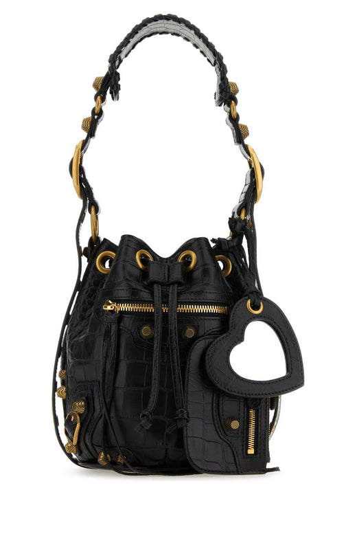 Balenciaga Le Cagole Bucket Bag — Black