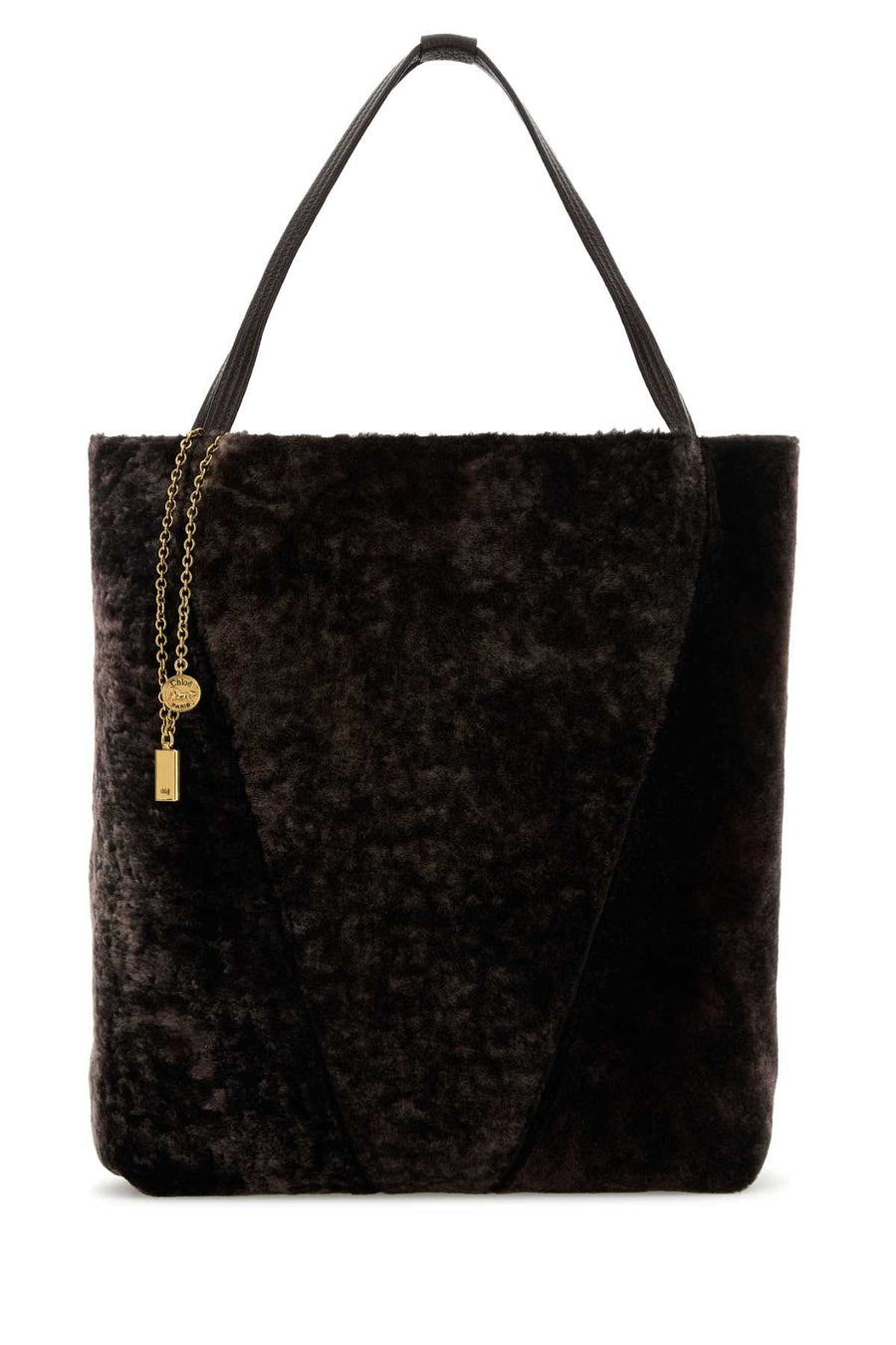 Chloé Spin Tote Bag — Brown