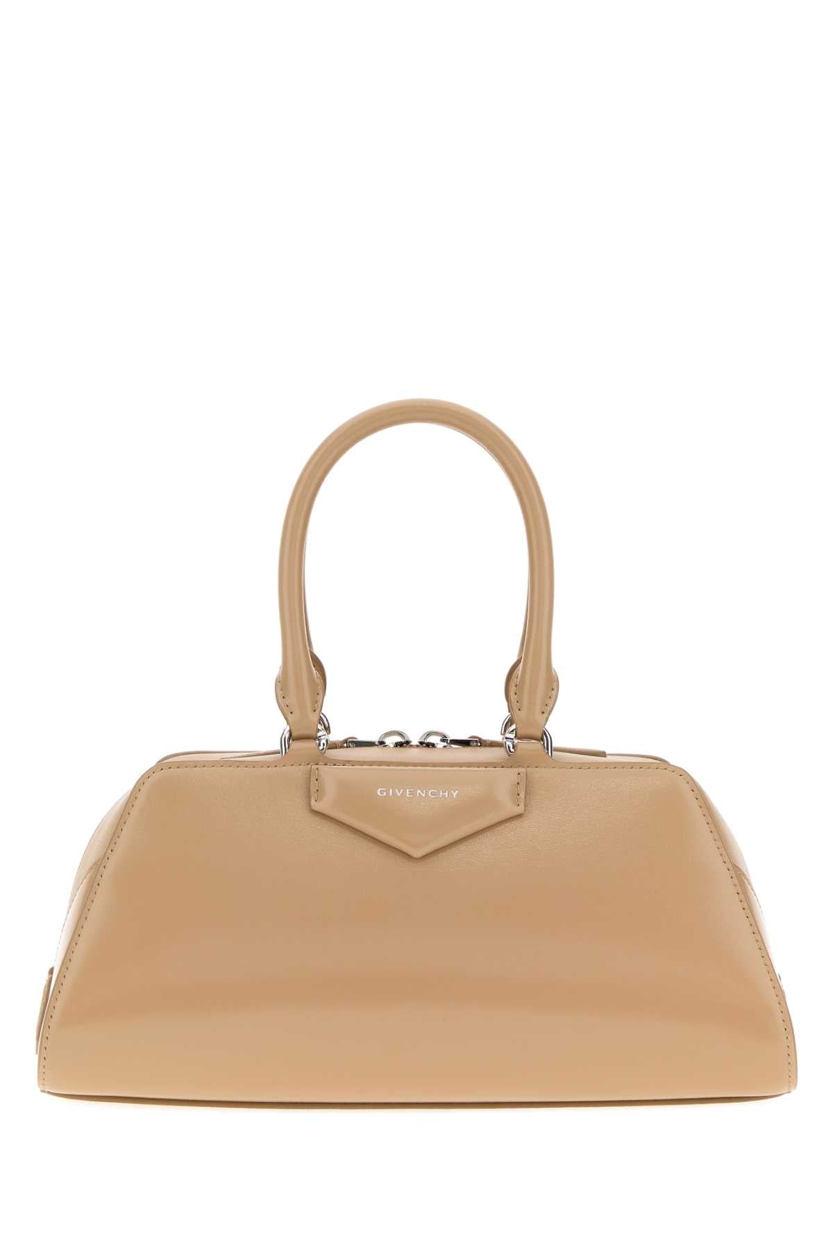 Givenchy Antigona East Top Handle Bag — Beige